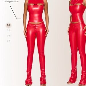 Red coucoo pants worn once